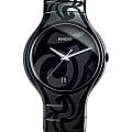 Rado Rado True R27684152  R27684152 кварцевые мужские часы черный циферблат, браслет высокотехнологичная плазменная керамика — вид спереди